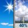 Wednesday: Sunny then Chance Showers And Thunderstorms