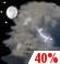 Overnight: Patchy fog and a chance of showers and thunderstorms. Mostly cloudy, with a low around 70. East wind around 3 mph. Chance of precipitation is 40%. New rainfall amounts between a tenth and quarter of an inch possible. Overnight: Patchy Fog